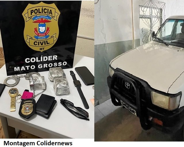 Rapaz em Colíder com várias passagens e preso por tráfico de drogas. (Fotos)