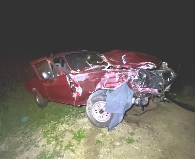 Motorista em Colíder para não matar motociclista acaba chocando com uma carreta na MT-320. (Vídeo)