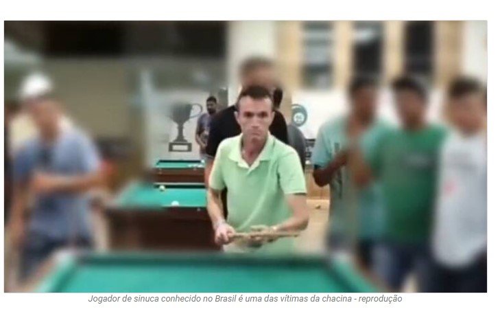 Famoso Jogador de sinuca está entre as vítimas da chacina de Sinop