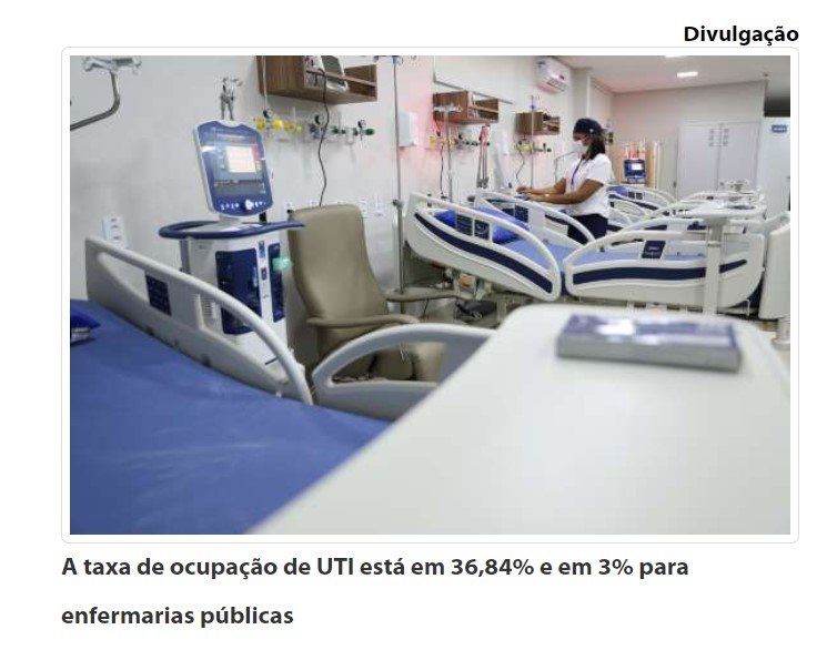 Estado não tem mortes e notifica 108 casos de Covid em 24h