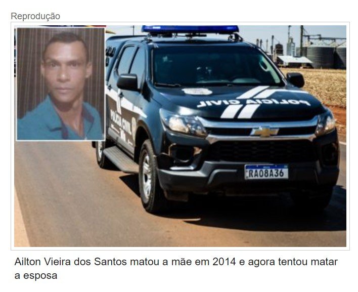 Polícia caça condenado por matar a mãe e que esfaqueou a ex