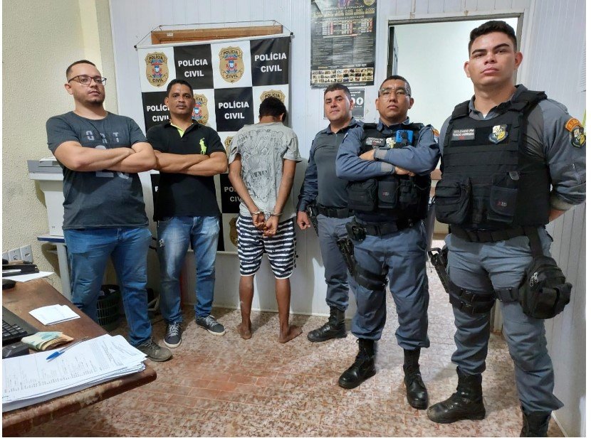 Apiacas: Homem suspeito de praticar vários furtos no município, é preso pela Polícia Civil.