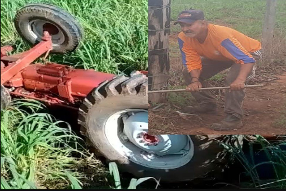 Trabalhador morre esmagado por trator em MT