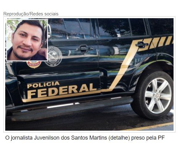 Delegado: jornalista emprestava carro de imprensa ao tráfico