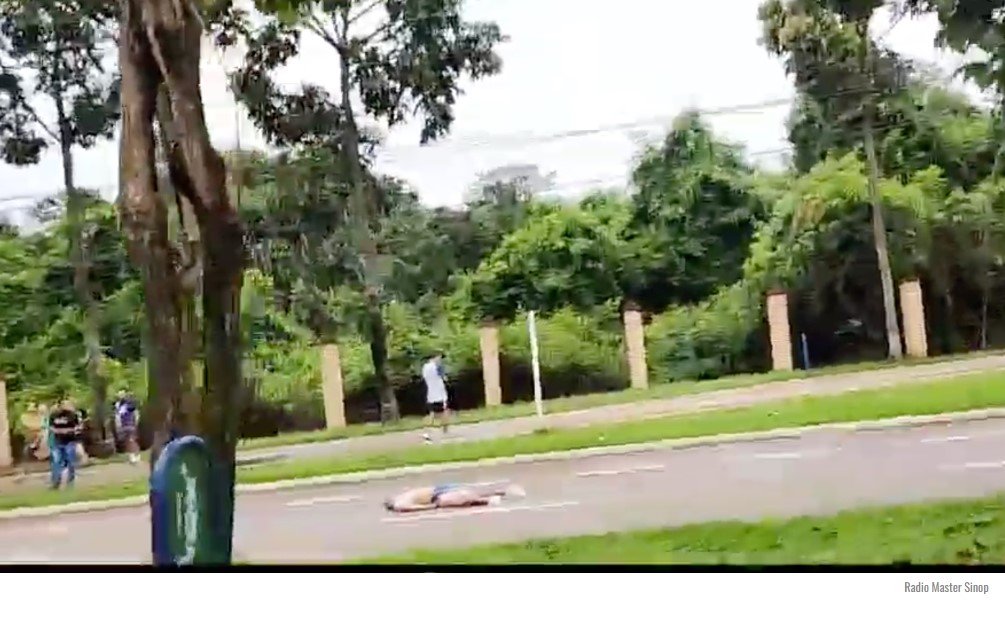Pedestre morre após ser atropelado no centro de Sinop