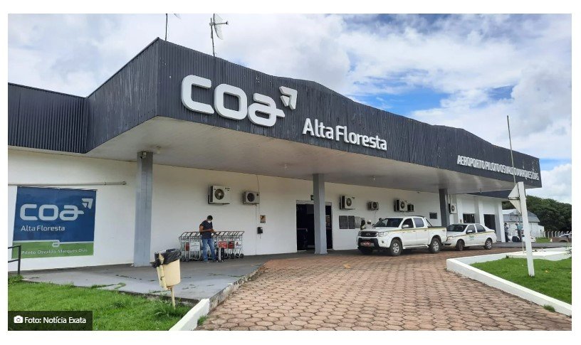 Devido a equipamento inoperante, pousos e decolagens no aeroporto de Alta Floresta ficam restritos; COA emite nota