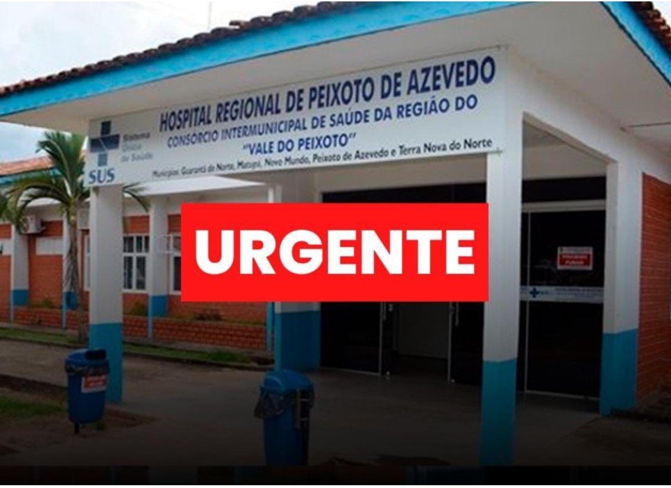 Denúncia: Suspeita de desvio de recursos no Consórcio de Saúde Vale do Peixoto gestor do Hospital Regional