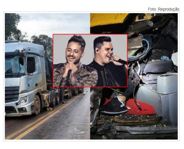 Ônibus com dupla sertaneja de GO sofre grave acidente na MT-235 em Campo Novo do Parecis/MT