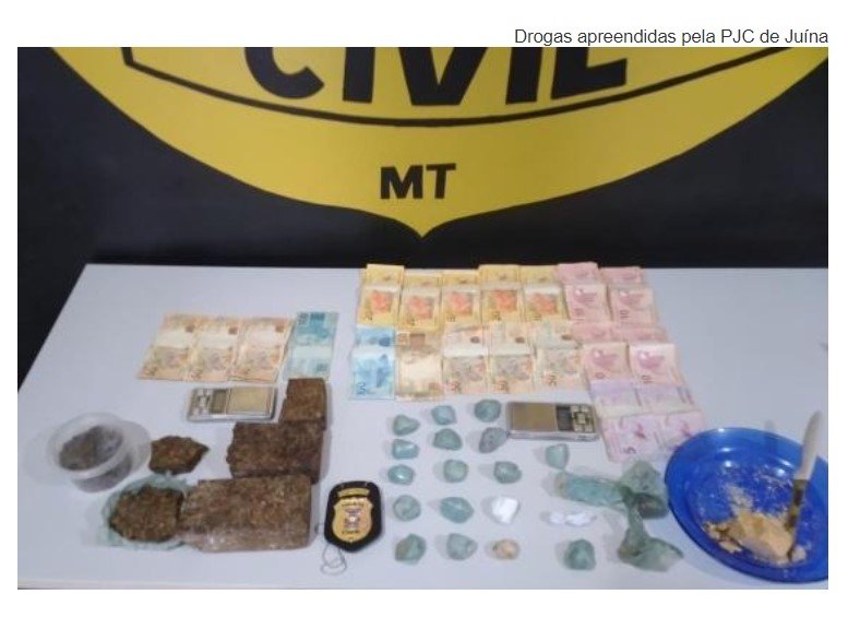 Polícia Civil prende traficantes e fecha mais uma boca de fumo em cidade de MT