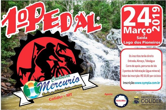 Vem ai o 1º Pedal da Cachoeira Mercúrio (Passeio Ciclístico). (Vídeo)