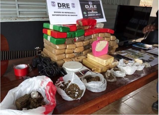 Polícia apreende R$ 250 mil em drogas em Sinop; jovem é preso