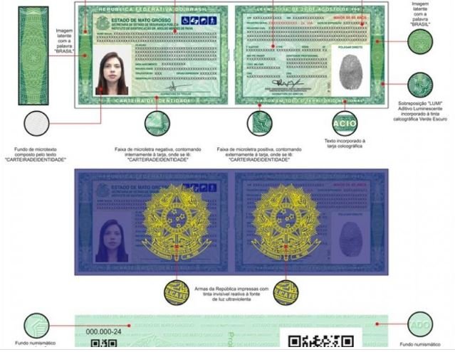 Mato Grosso começa a emitir nova carteira de identidade