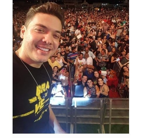 Show de Wesley Safadão marca a Primeira Calourada Unifama em Guarantã do Norte