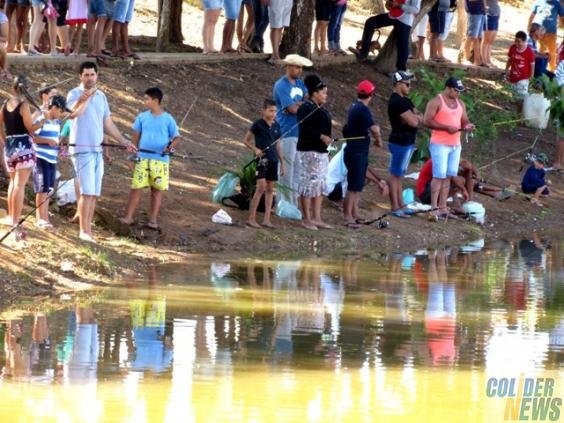 Colidenses ficaram frustrados com a 1ª Pesca no Lago dos Pioneiros. (Fotos)