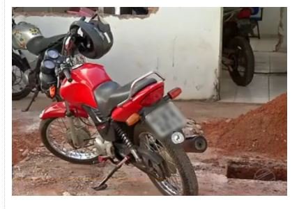 Homem vai ao motel com moto roubada; se nega pagar conta e é preso em MT