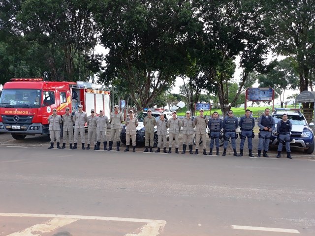Bombeiros e Policia Militar iniciam em Colíder a Operação Tiradentes. (Vídeo)