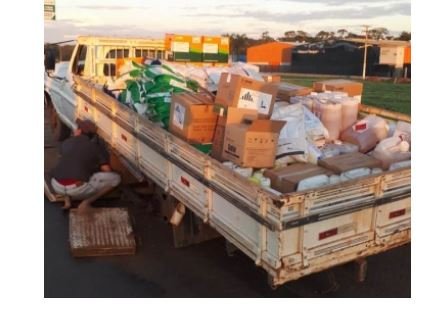Falha mecânica impede criminosos de consumarem roubo de defensivos agrícolas em Sorriso