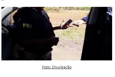 Nova Santa Helena: caminhoneiro oferece dinheiro para não ser multado e acaba preso pela PRF
