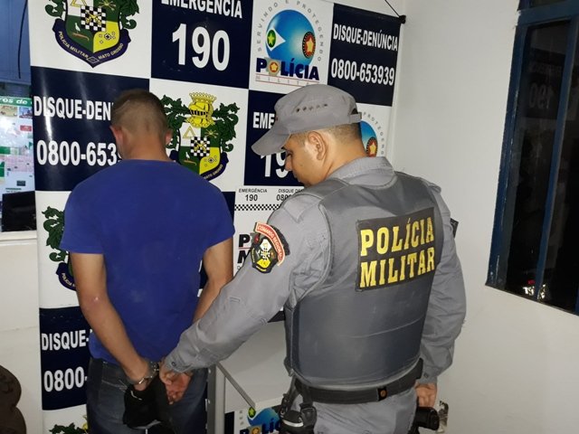 PM de Colíder age rápido e detém suspeito de Furto da Agencia da Caixa. (Vídeo)
