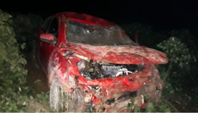 Motorista perde controle e capota em rodovia em Sorriso