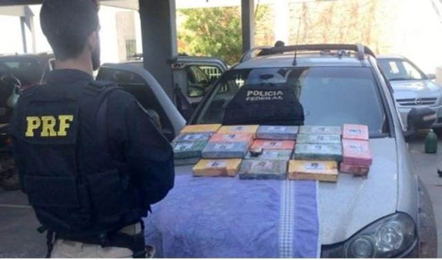 Jovem é preso com 31 quilos de cocaína escondidos em veículo em Mato Grosso
