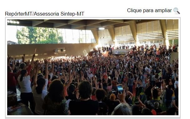 Professores aprovam greve geral e devem parar na próxima segunda-feira