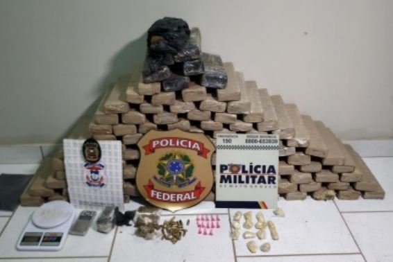 Força Tarefa apreende cerca de 84 kg de drogas em Sinop