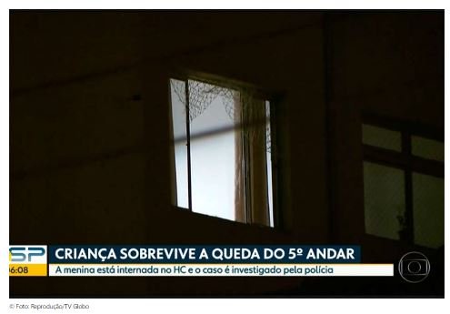 SP: mãe joga filha de 5º andar, põe fogo em apartamento e se atira