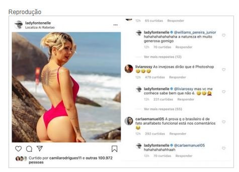 Antonia Fontenelle posta de maiô, e fãs apontam edição