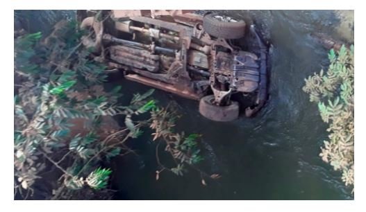 Caminhonete cai em rio em Mato Grosso; gerente e mecânico morrem