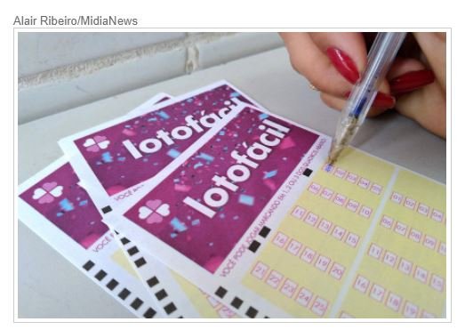 Mato-grossense ganha sozinho R$ 2,1 milhões na Lotofácil