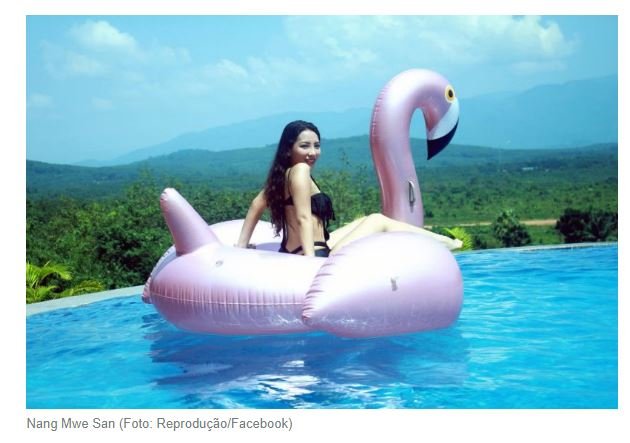 Médica de Mianmar perde licença após publicar fotos de biquíni nas redes sociais
