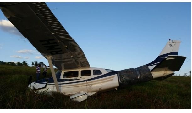 Polícia Civil apreende mais de R$ 4,6 milhões em avião que fez pouso forçado em Alta Floresta