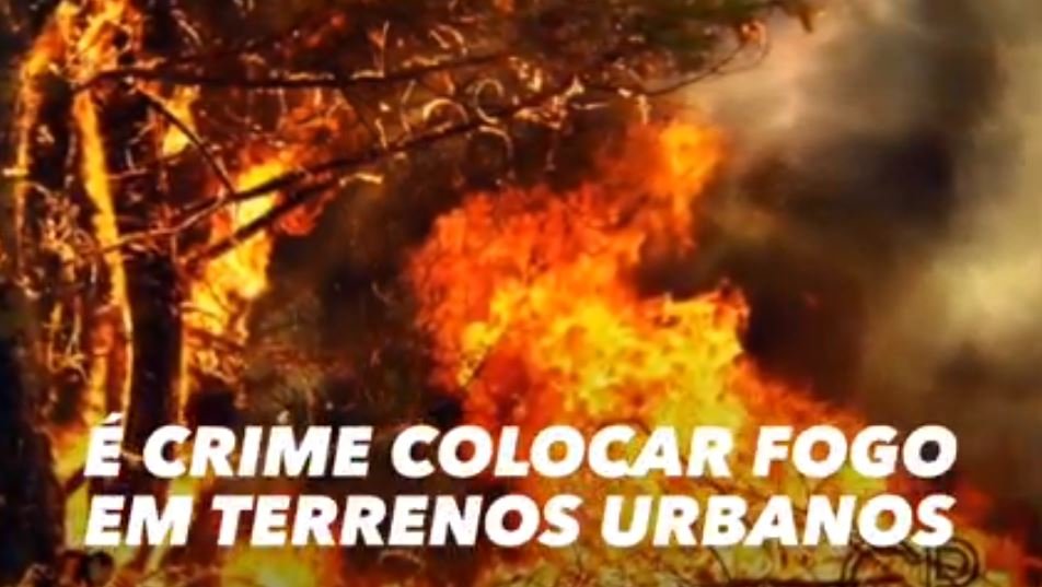 Bombeiros de Colíder fazem alerta sobre queimadas. (Vídeo)