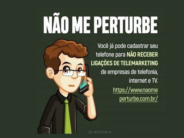 Lista do 'Não Me Perturbe' já tem cerca de 1,5 milhão de inscritos