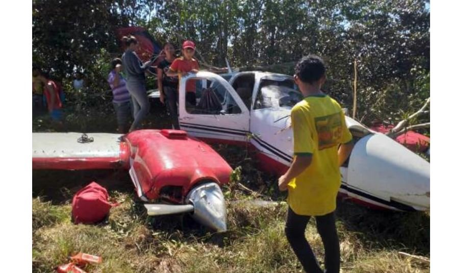 Atualizada: Avião de que transportava cadáver, cai em Autazes/AM