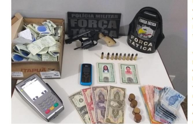 PM prende casal por promoção de ‘jogo do bicho’ e porte ilegal de arma de fogo