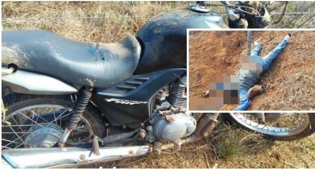 Homem é encontrado morto ao lado de moto com placas de Cuiabá
