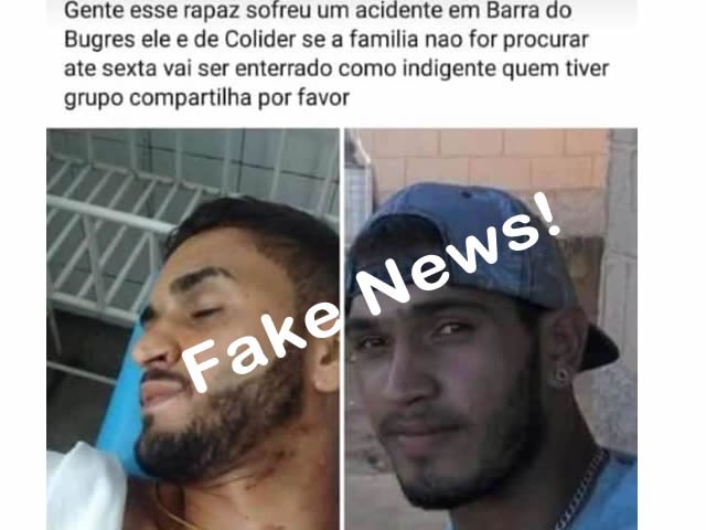 Corpo de rapaz morto em acidente está à espera de familiares (Isso é FAKE NEWS!)