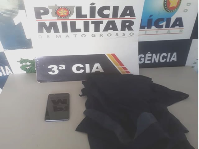 PM de Colíder recuperam celular roubado no assalto da Casa do Peixe. (Vídeo)