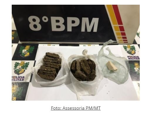Suspeito empreende fuga, mas é detido com grande quantidade de cocaína e maconha