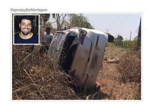 Polícia investiga se dentista foi baleado antes de capotar carro