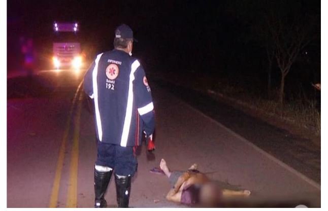 Corpo de homem é encontrado com marcas de tiro na MT–270