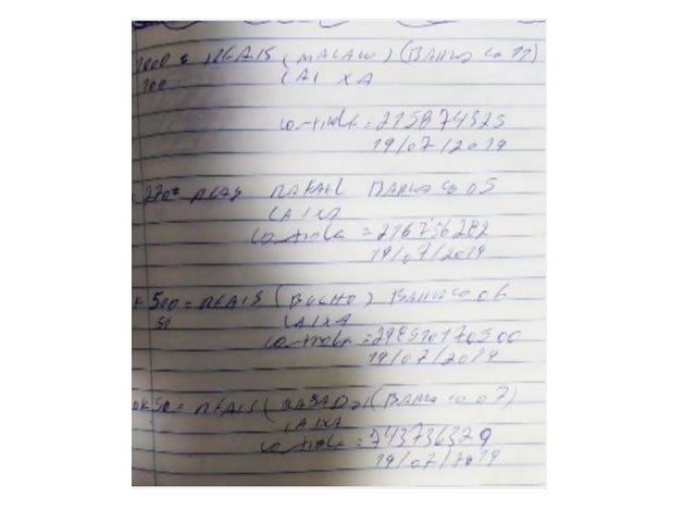 Cadernos apreendidos em presídio têm anotações sobre golpes e extorsão aplicados por presos pelo celular em MT