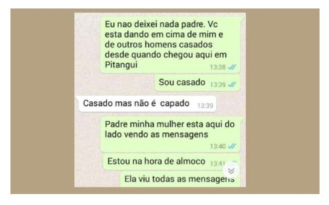 Padre é afastado após propor sexo para homem casado via WhatsApp