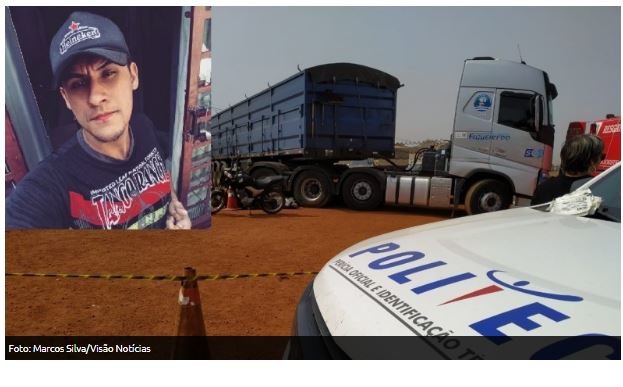 Motociclista morre em acidente com carreta na BR-163 em Sinop