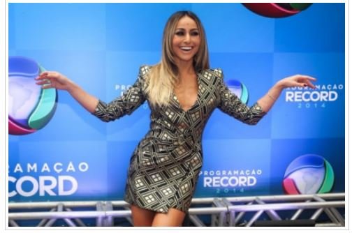 Sabrina Sato é a escolhida para o lugar de Geraldo Luís na RecordTV