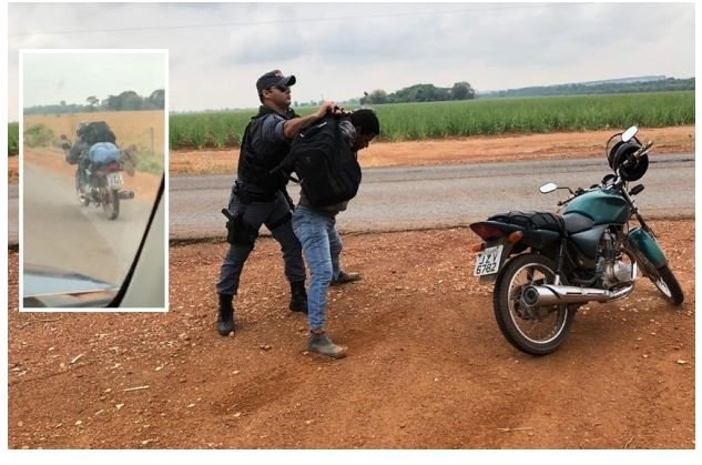Homem é preso após ser flagrado pela PM fazendo manobra conhecida como SUPERMAN em MT