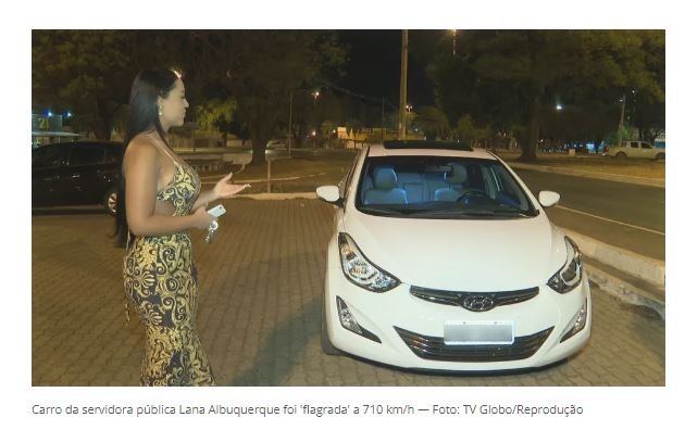 Motorista é 'flagrada' a 710 km/h em rodovia de Brasília