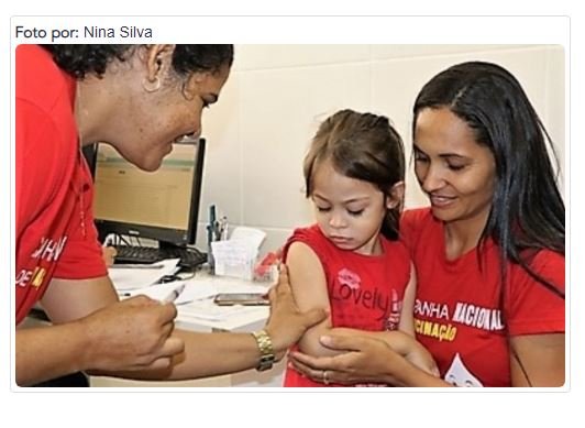 Colíder realiza Campanha de Vacinação contra o Sarampo para imunizar crianças de 6 meses a 5 anos